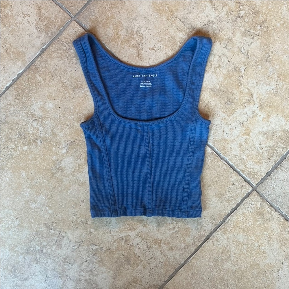 AEO Navy Bustier Tank (America Eagle Outfitters)